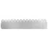 vidaXL Pl&aelig;nekanter 10 pcs S&oslash;lv 103 x 0,05 x 22 cm Galvaniseret st&aring;l