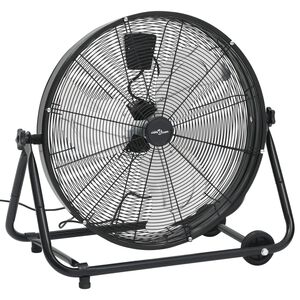 vidaXL industriel ventilator 60 cm 172,5 W sort