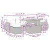 vidaXL sofas&aelig;t til haven 8 dele med hynder polyrattan akacietr&aelig; beige