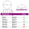 vidaXL Pool Dome Gr&oslash;n 472 x 460 x 229 cm