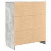 vidaXL sk&aelig;nk med skuffer 71x35x84 cm konstrueret tr&aelig; betongr&aring;