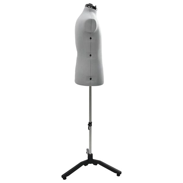 vidaXL Justérbar kjoleform til kvinder Grå 37.5-45.5 tommer Stof