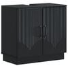 vidaXL Badev&aelig;relsesskabsunder HOORN Sort 59,5 x 31,5 x 56 cm