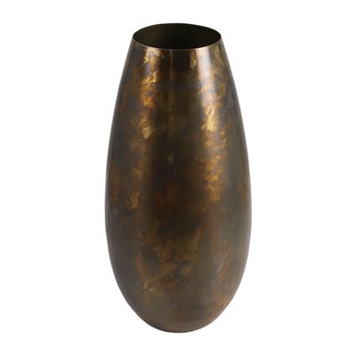 HSM Collection vase Salerno 2 22x45 cm guldfarvet