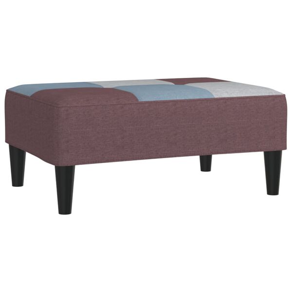 vidaXL fodskammel 78x56x32 cm stof patchworkdesign