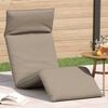 vidaXL foldbar liggestol 175x54x8,5 cm oxfordstof gr&aring;brun