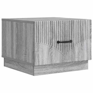 vidaXL Sofabord Gr&aring; sonoma-eg 49 x 50 x 37 cm Konstrueret tr&aelig;