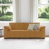 vidaXL 3-personers sofa 220x77x82 cm fl&oslash;jl brun