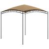 vidaXL pavillon 3x3x2,65 m 180 g/m&sup2; gr&aring;brun
