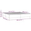 vidaXL Boxspring sengeramme Gr&oslash;n 200x200 cm Stof