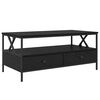 vidaXL Sofabord Sort eg 100 x 51 x 45 cm Konstrueret tr&aelig;