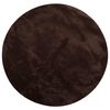 vidaXL Medium luv bl&oslash;d og vaskbar t&aelig;ppe HUARTE Brun &Oslash; 160 CM Polyester