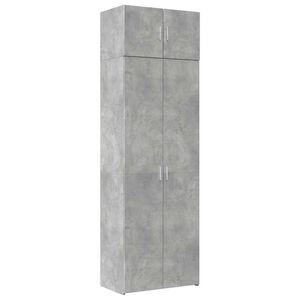 vidaXL skab 70x42,5x225 cm konstrueret tr&aelig; betongr&aring;