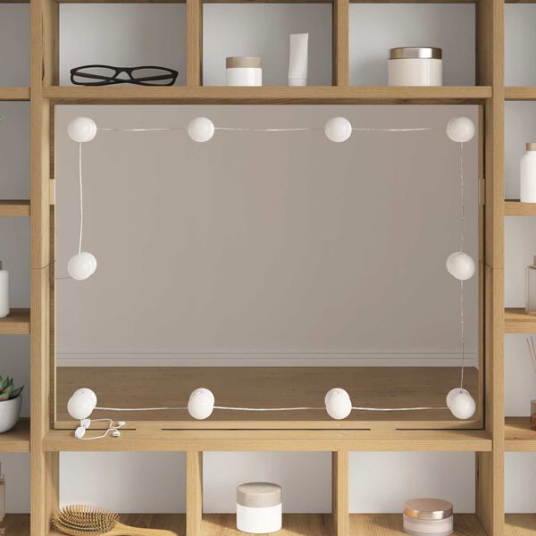 vidaXL Spejl Lygter 2 pcs Hvid 4.5 x 4.5 x 4.8 cm Plastik