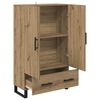 vidaXL Highboard Artisan Egetr&aelig; 69,5 x 30 x 115 cm Konstrueret tr&aelig;