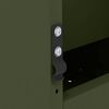 vidaXL Kaninfeeder Oliven gr&oslash;n 64,5 x 25,5 x 45,5 cm Koldvalset St&aring;l