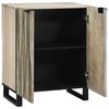 vidaXL Sideboard Hvid 60 x 33,5 x 75 cm Massivt mangotr&aelig;