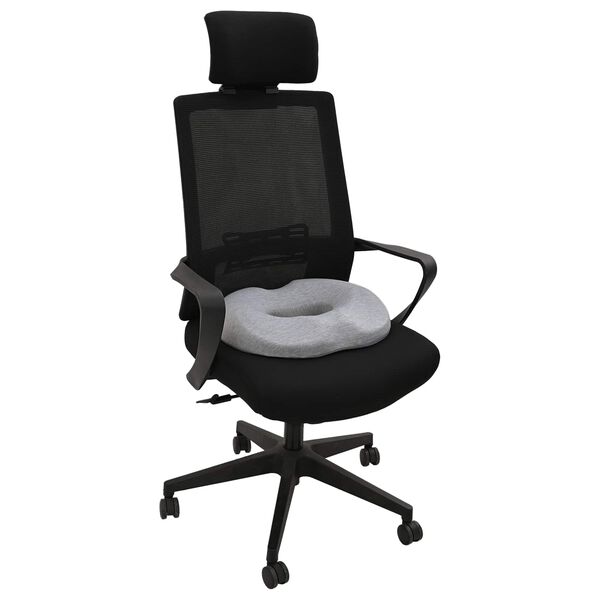 vidaXL S&aelig;dehynde Enfarvet Lysegr&aring; 42 x 36,5 x 8 cm Memory Skum