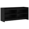 vidaXL TV-skab 100 x 33 x 47 cm Sort eg Konstrueret tr&aelig;