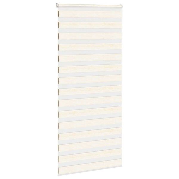 vidaXL zebragardin marmorbeige 95x230 cm stofbredde 90,9 cm polyester
