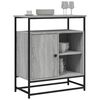vidaXL skænk 69x35x80 cm konstrueret træ grå sonoma-eg