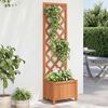 vidaXL plantekasse med espalier 40x30x135 cm massivt grantr&aelig;