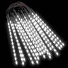 vidaXL meteorlys 8 stk. 30 cm 192 LED'er indend&oslash;rs/udend&oslash;rs kold hvid