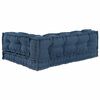 vidaXL Palle Sofa Pude 3 pcs Indigo 120 x 80 x 38 cm Stof