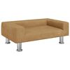 vidaXL hundeseng 70x45x26,5 cm velour brun