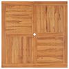 vidaXL havebord 110x110x75 cm massivt teaktræ