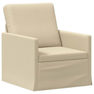 vidaXL Enkelsofa Cremefarvet 70 x 81 x 82 cm Stof