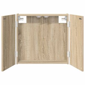 vidaXL Dartboard Skab Sonoma-eg 56 x 12 x 53,5 cm Konstrueret tr&aelig;