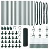 vidaXL Hegnsp&aelig;l Gr&oslash;n 50 x 1 m (25 mm mesh) St&aring;l og PVC