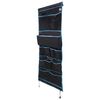 vidaXL Opbevaringspose med opbevaring Sort og Bl&aring; 161 x 58,5 cm oxford