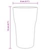 vidaXL glas 6 stk. 295 ml