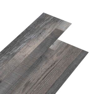 vidaXL Gulvplanker Industrielt tr&aelig; 5,02 m&sup2; 36 stk. PVC