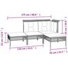 vidaXL lounges&aelig;t til haven 8 dele med hynder polyrattan gr&aring;