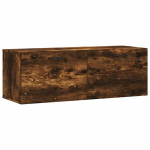vidaXL v&aelig;gskab 100x36,5x35 cm konstrueret tr&aelig; r&oslash;get sonoma-eg