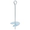 vidaXL Jordanker 2 stk. &Oslash;10 x 30 cm Galvaniseret metal S&oslash;lv