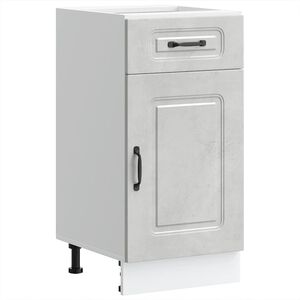 vidaXL k&oslash;kkenunderskab Kalmar konstrueret tr&aelig; beton gr&aring;