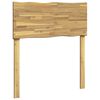 vidaXL Sengegavl med naturkant ROSTOCK Hvid 80 cm Massivt Akacietr&aelig;