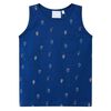Tanktop til b&oslash;rn str. 128 m&oslash;rkebl&aring;