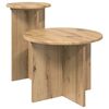 vidaXL Sidebordss&aelig;t 2 stk. Artisan-eg &Oslash; 45 x 35 cm Konstrueret tr&aelig;