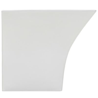 vidaXL væghængt håndvask keramik 500 x 450 x 410 mm hvid