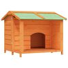 vidaXL hundehus 96x87x80,5 cm massivt fyrretr&aelig; brun