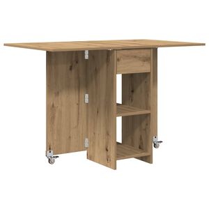 vidaXL Spisebord 115 x 70 x 75 cm Konstrueret tr&aelig; Artisan-eg