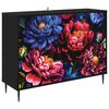 vidaXL Sideboard KIEL Sort eg 102 x 33 x 76 cm Konstrueret tr&aelig;