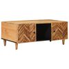 vidaXL Sofabord Brun 100 x 54 x 40 cm Massivt mangotr&aelig;