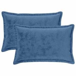 vidaXL Pudebetr&aelig;k 2 pcs HOUTEN Lysebl&aring; 50 x 80 cm Flannel