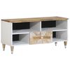 vidaXL tv-bord 100x33,5x46 cm massivt mangotr&aelig;